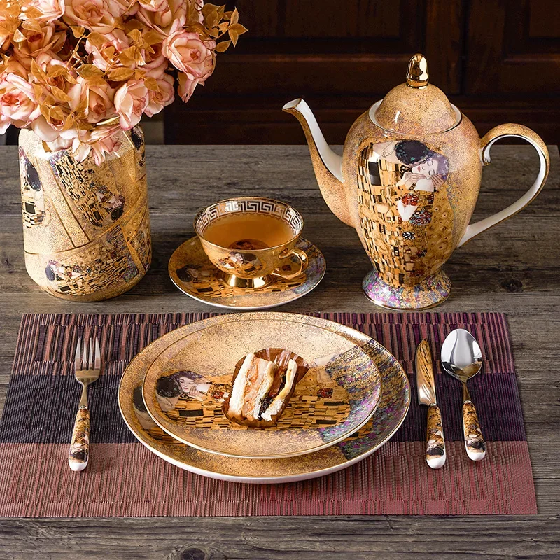 Gustav Klimt Bone China Coffee - огляд і ціна Coffee Tea Creamer