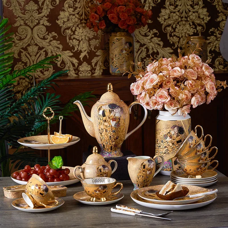 Gustav Klimt Bone China Coffee - огляд і ціна Coffee Tea Creamer