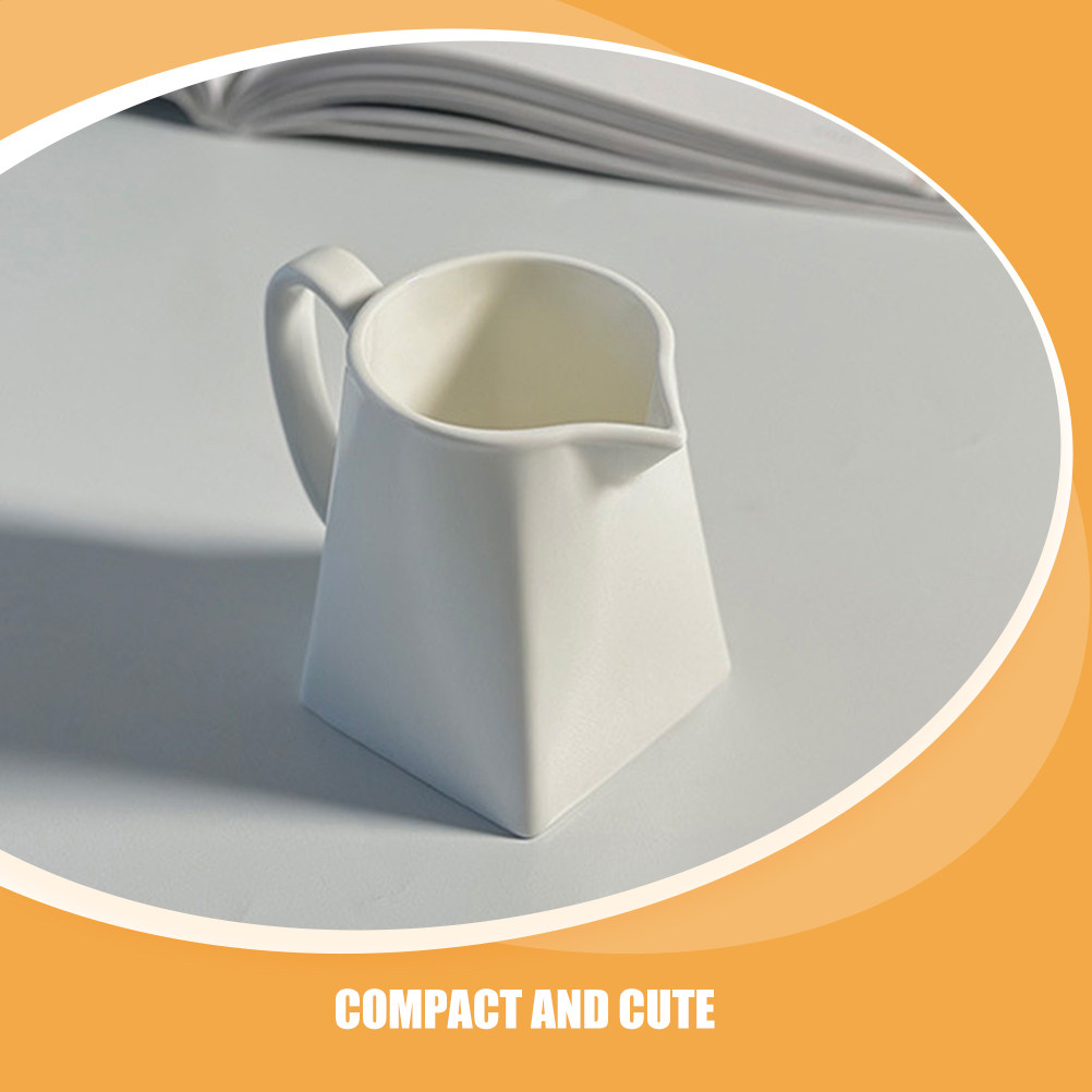 230Ml Pure White Mini Ceramic  - огляд і ціна Coffee Tea Creamer