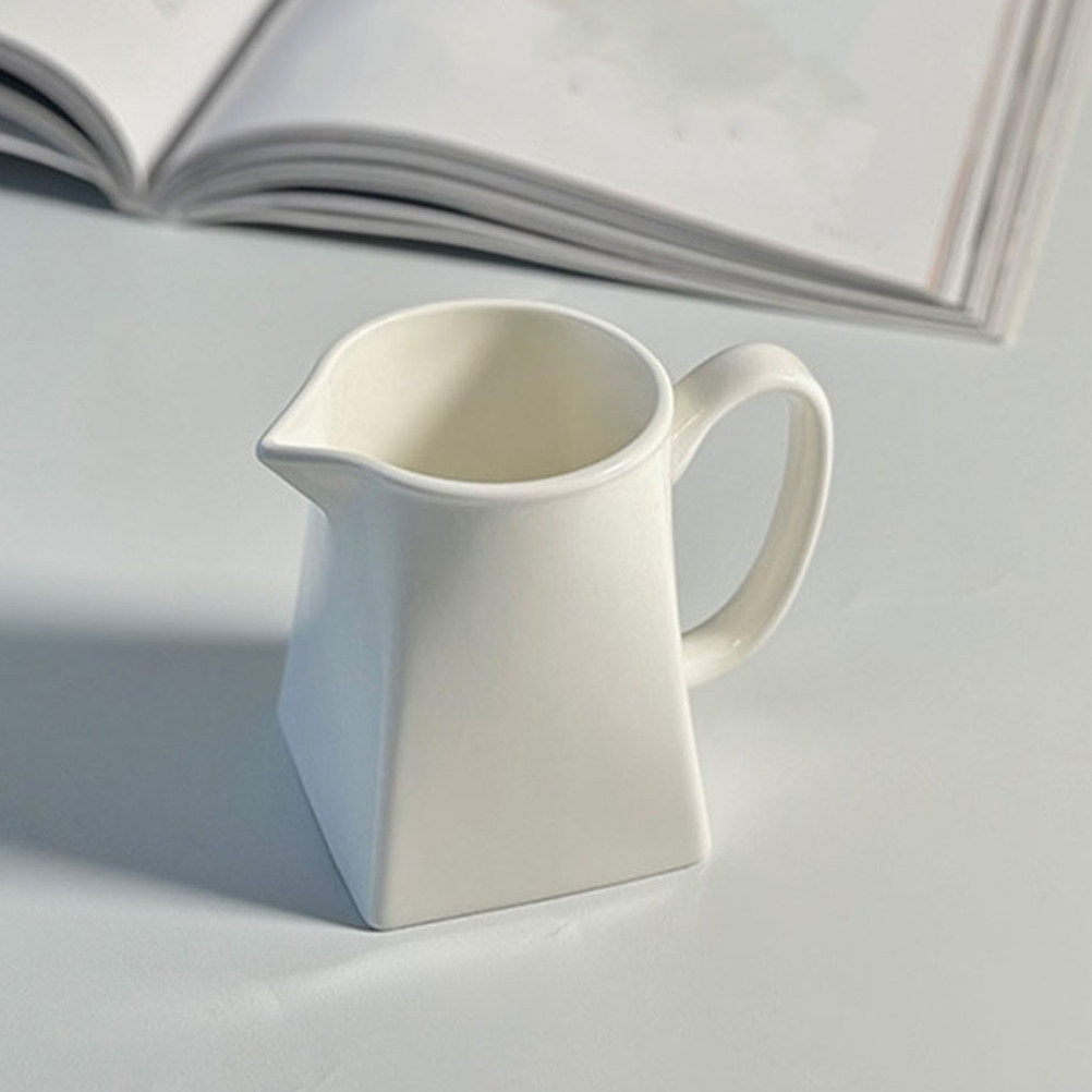 230Ml Pure White Mini Ceramic  - огляд і ціна Coffee Tea Creamer