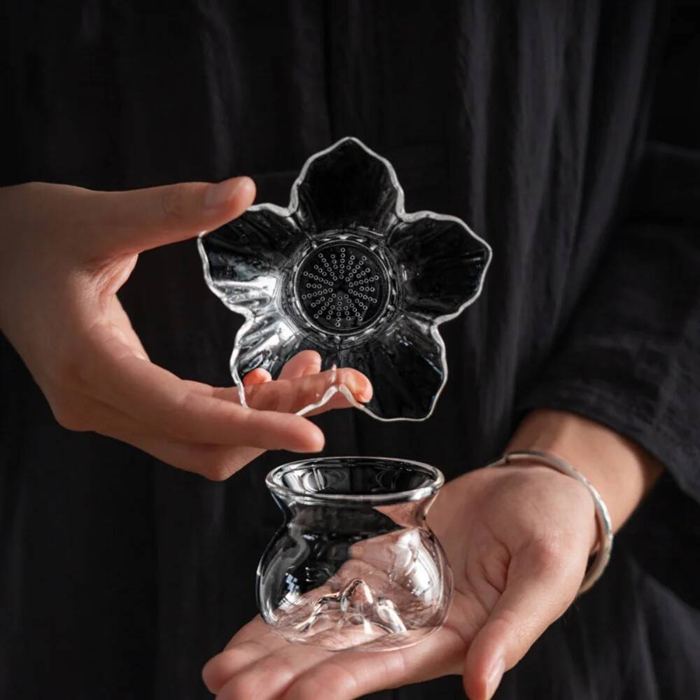 130ml Flower Glass Tea Straine - огляд і ціна Coffee Leaves Tea