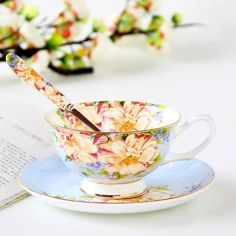 Pink Blue Flower Bone china Co - огляд і ціна Coffee Tea Creamer