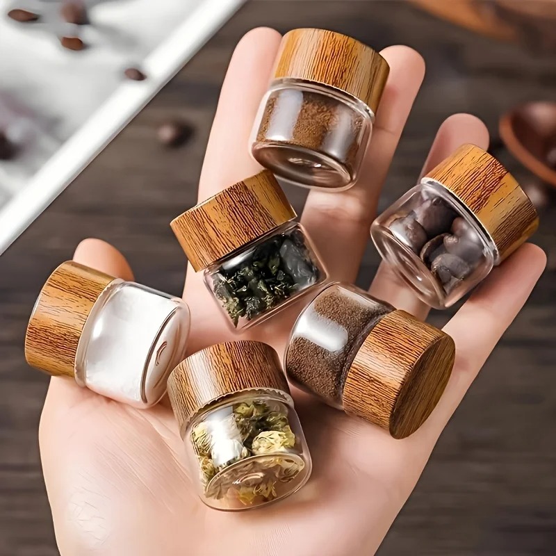 Mini Glass Sealed Jar Food Gra - огляд і ціна Coffee Tea Creamer