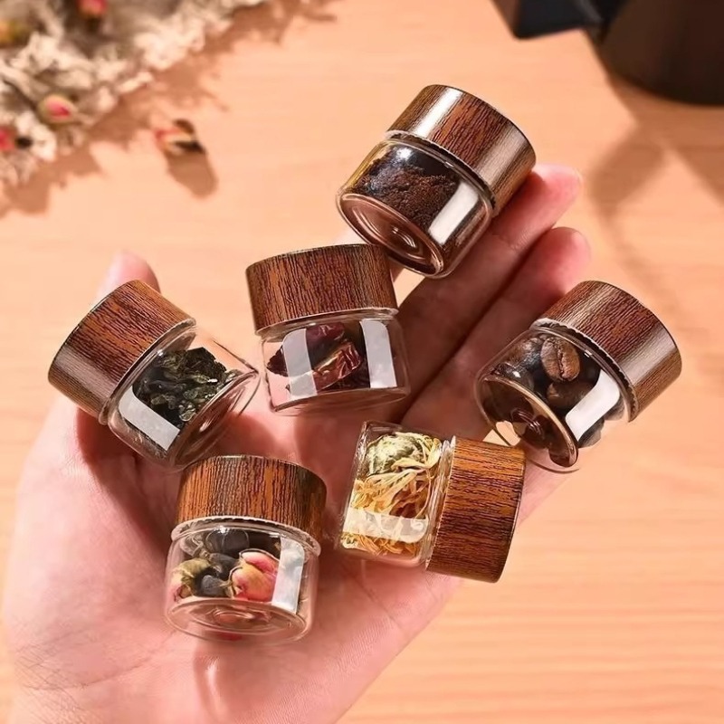 Mini Glass Sealed Jar Food Gra - огляд і ціна Coffee Tea Creamer
