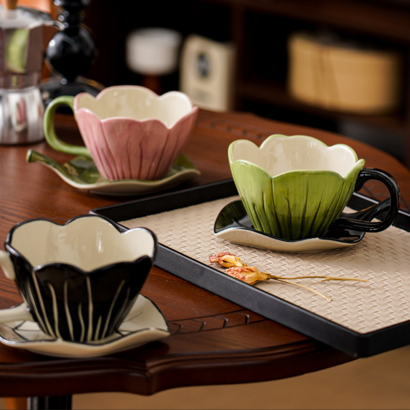 Irregular Hand-painted Coffee  - огляд і ціна Coffee Leaves Tea