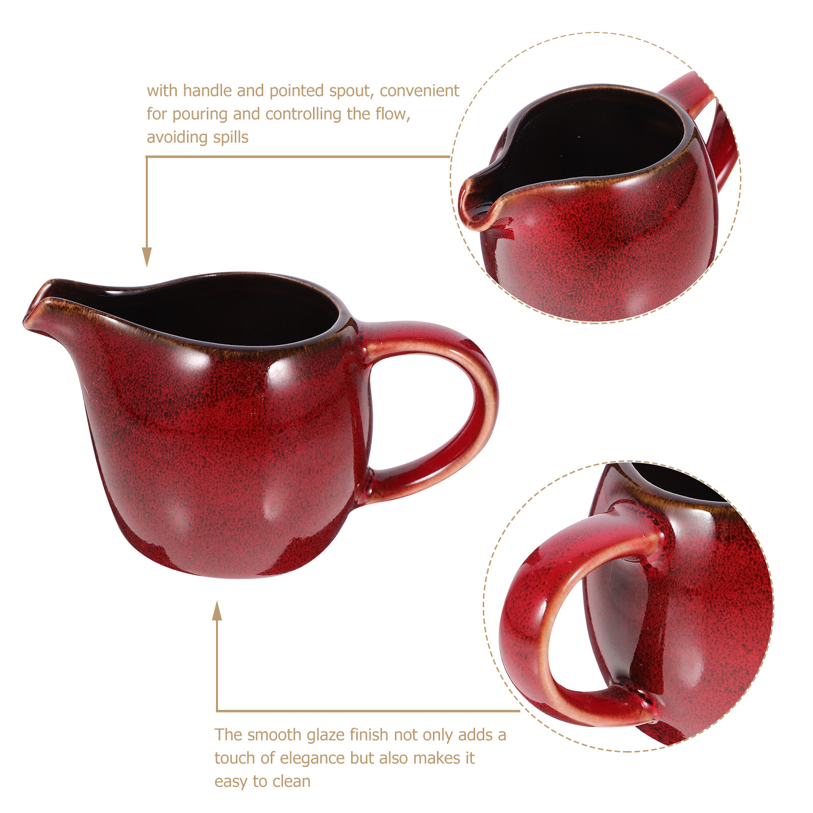 Ceramic Milk Pitcher European  - огляд і ціна Coffee Tea Creamer