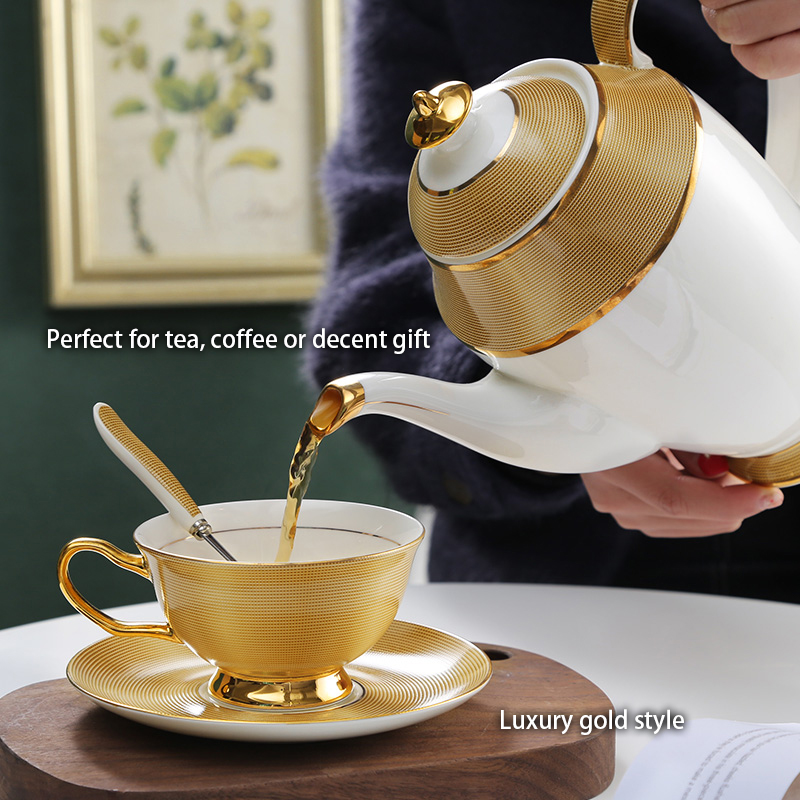 Luxury Gold Bone China Coffee  - огляд і ціна Coffee Tea Creamer
