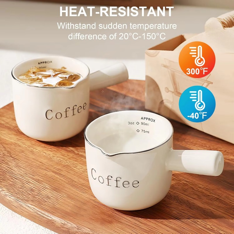 Mini Ceramic Coffee Cup with H - огляд і ціна Coffee Tea Creamer