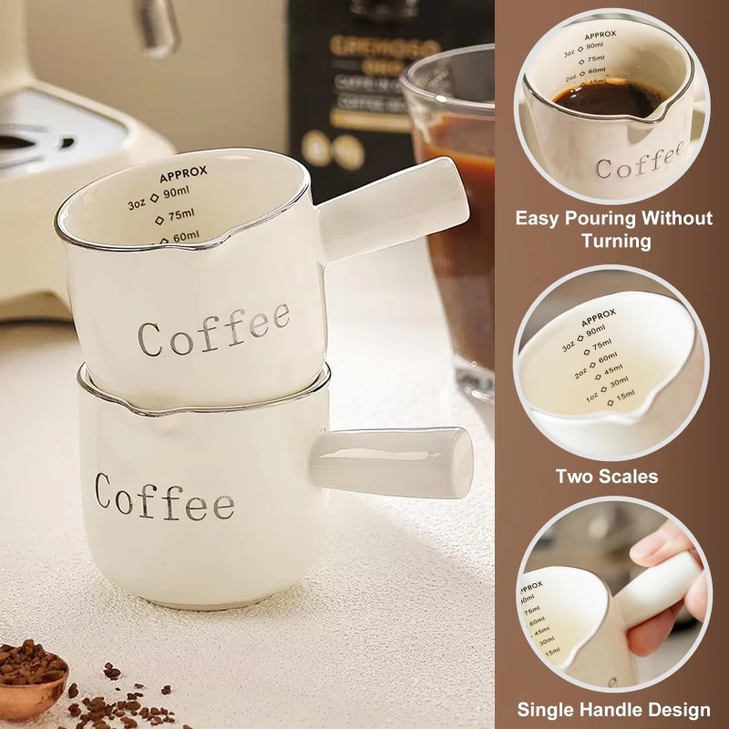 Mini Ceramic Coffee Cup with H - огляд і ціна Coffee Tea Creamer
