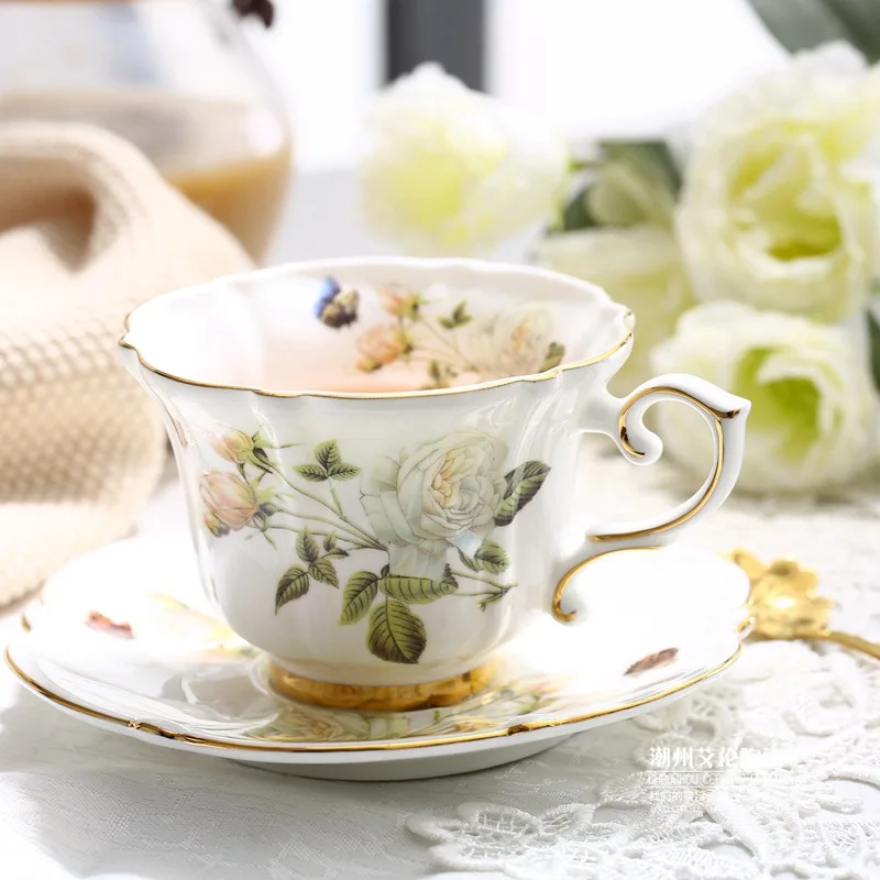 Bone China Coffee Set Camellia - огляд і ціна Coffee Tea Creamer