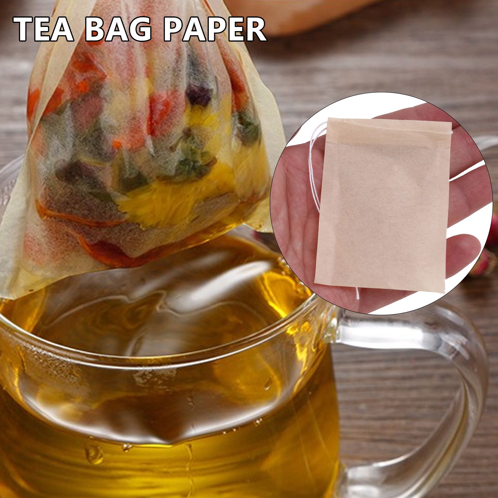 AC76-500 Pack Tea Filter Bags, - огляд і ціна Coffee Leaves Tea