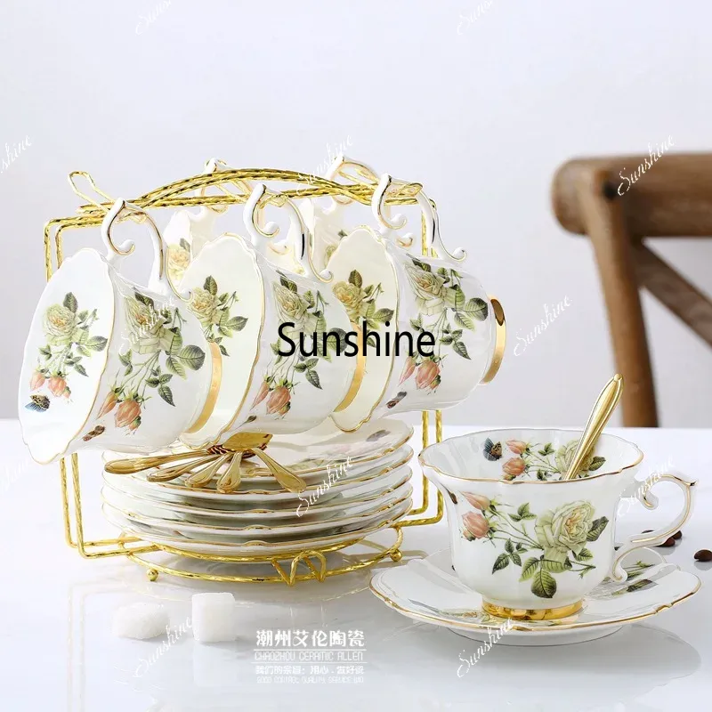 Bone China Coffee Set Camellia - огляд і ціна Coffee Tea Creamer