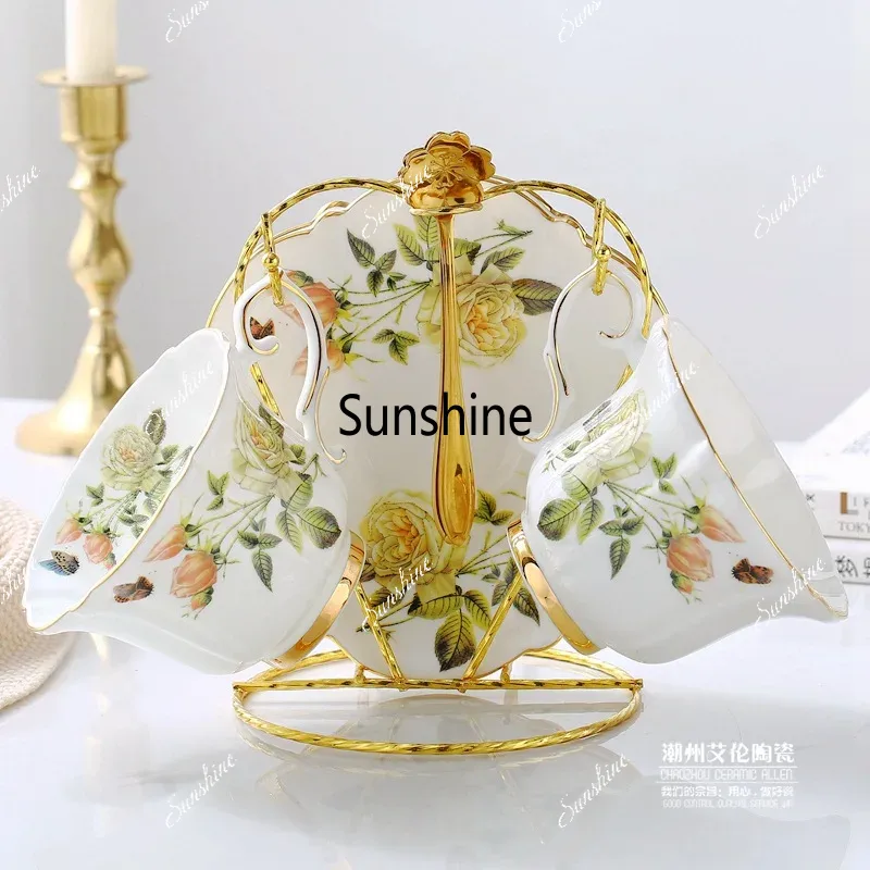 Bone China Coffee Set Camellia - огляд і ціна Coffee Tea Creamer