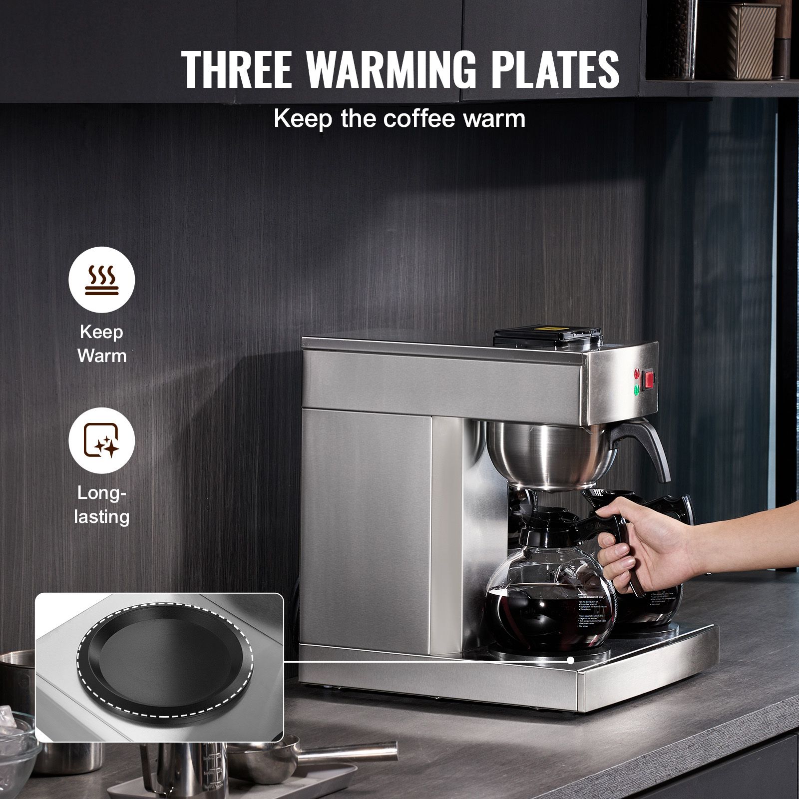 12 Cups Commercial Drip Coffee - огляд і ціна Coffee & Tea Ken'S House