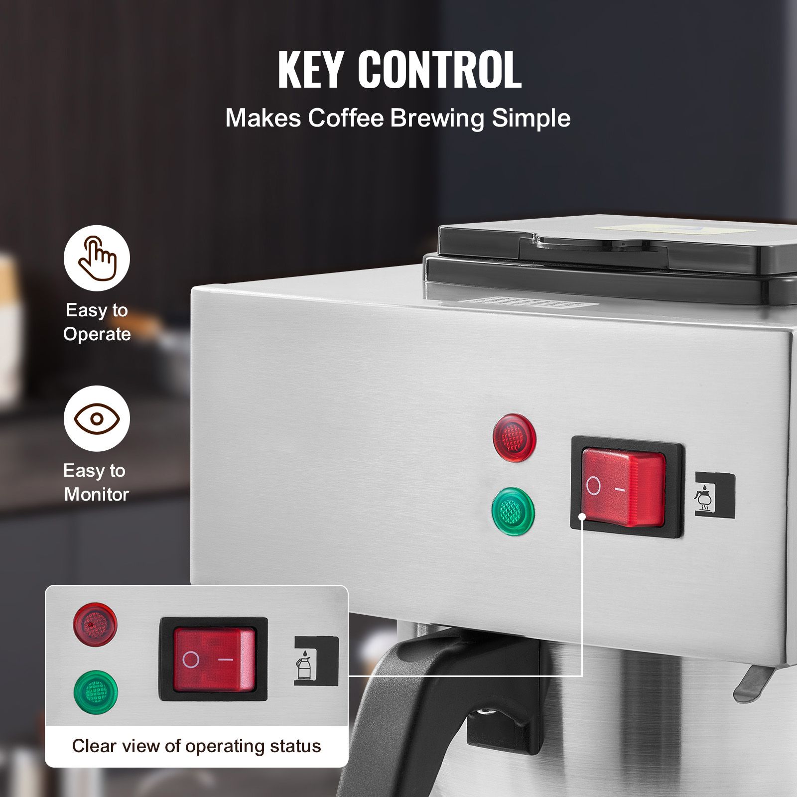 12 Cups Commercial Drip Coffee - огляд і ціна Coffee & Tea Ken'S House