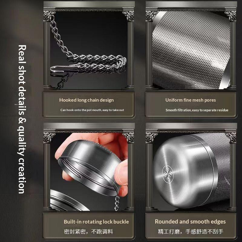Stainless Steel Fine Mesh Tea  - огляд і ціна Coffee Leaves Tea